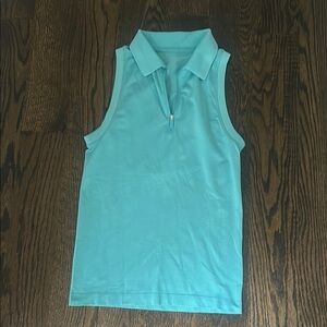 Lululemon Sleeve Blue Polo Top